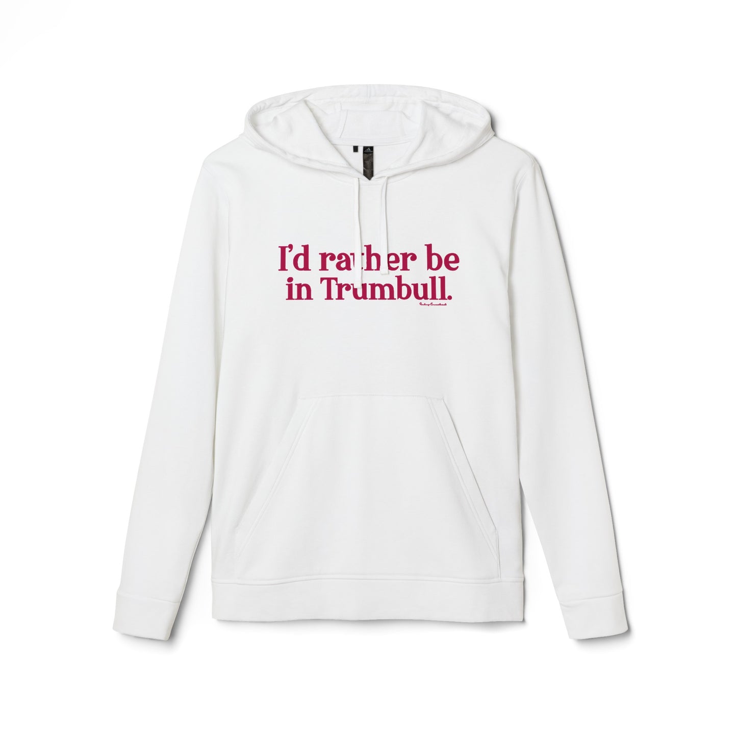 I'd rather be in Trumbull  // Trumbull connecticut Adidas hoodie sweatshirt  // finding connecticut  0