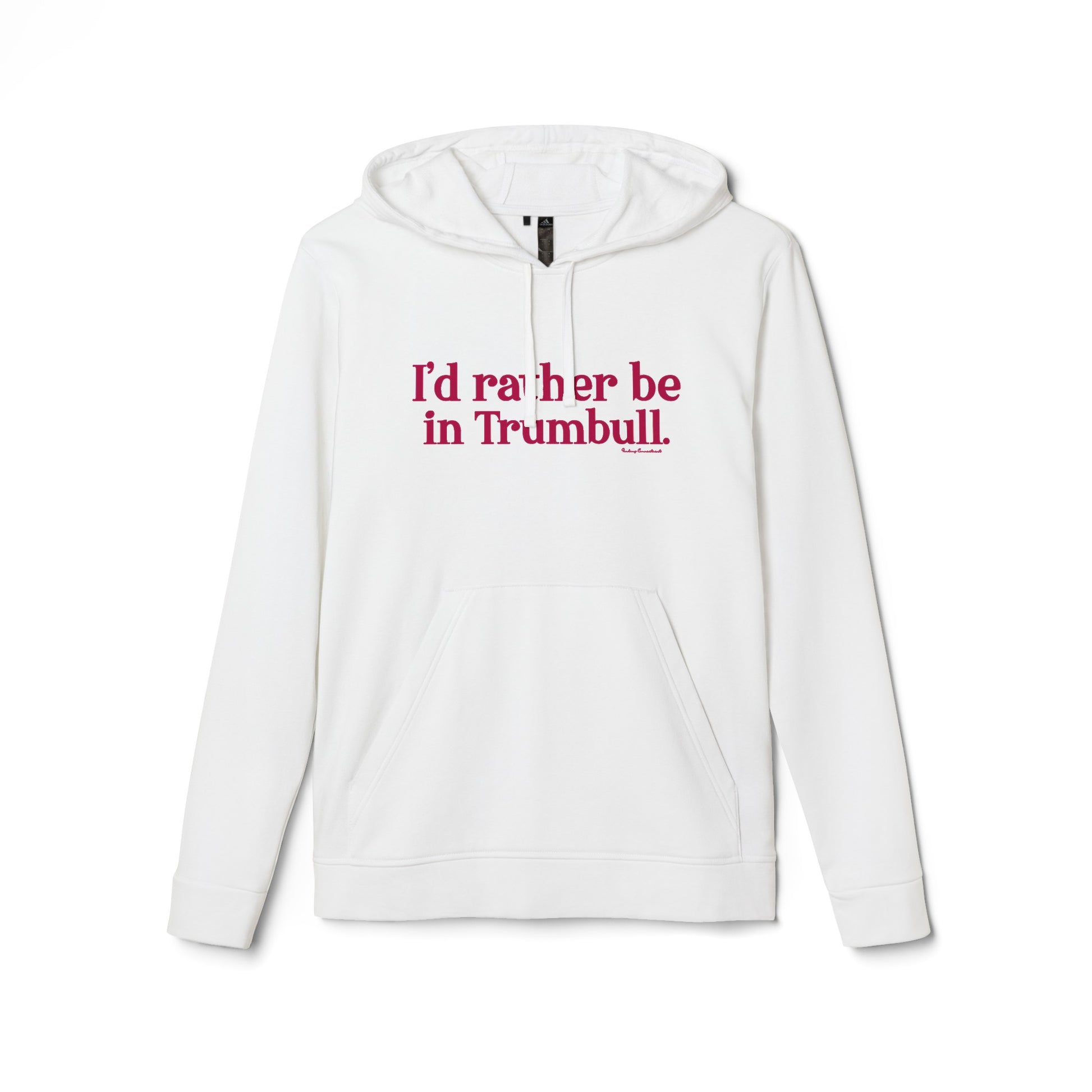 I'd rather be in Trumbull  // Trumbull connecticut Adidas hoodie sweatshirt  // finding connecticut  0