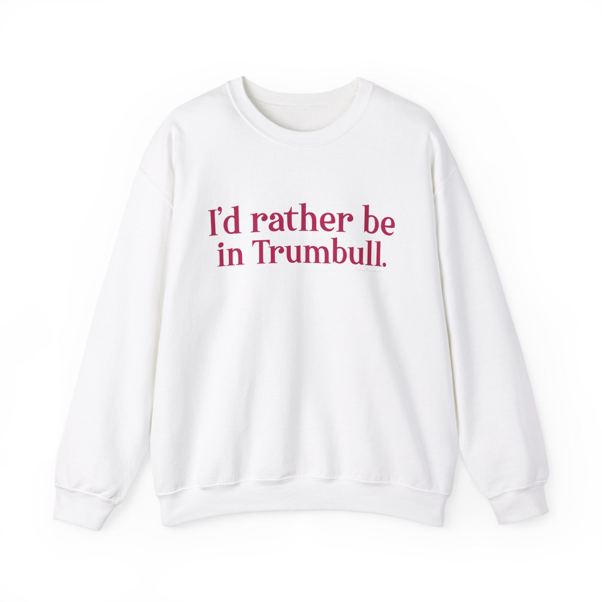 I'd rather be in Trumbull  // Trumbull connecticut sweatshirt  // finding connecticut