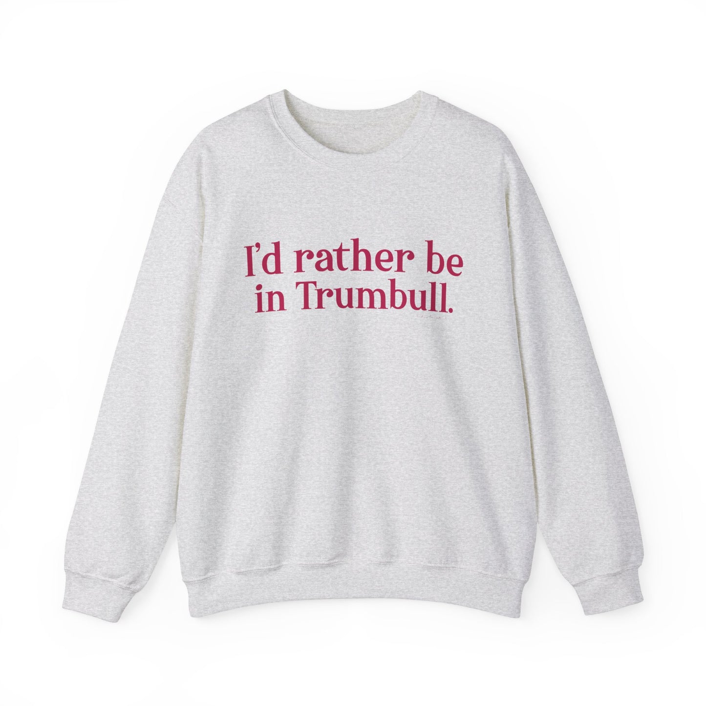 I'd rather be in Trumbull  // Trumbull connecticut sweatshirt  // finding connecticut