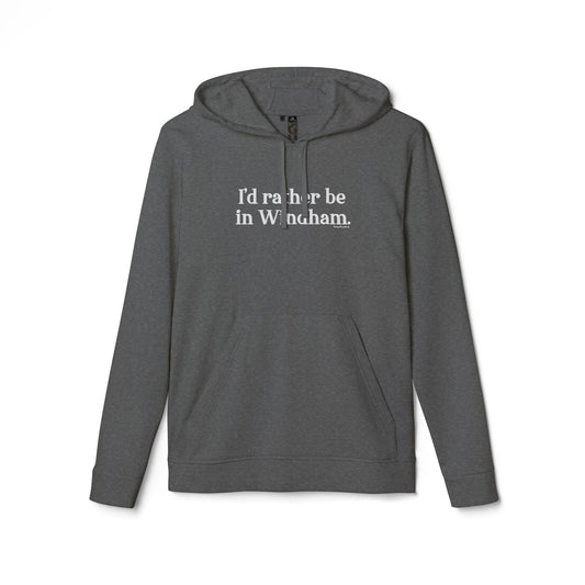 I'd rather be in WIndham // Windham CT unisex adidas hoodie sweatshirt  // finding connecticut