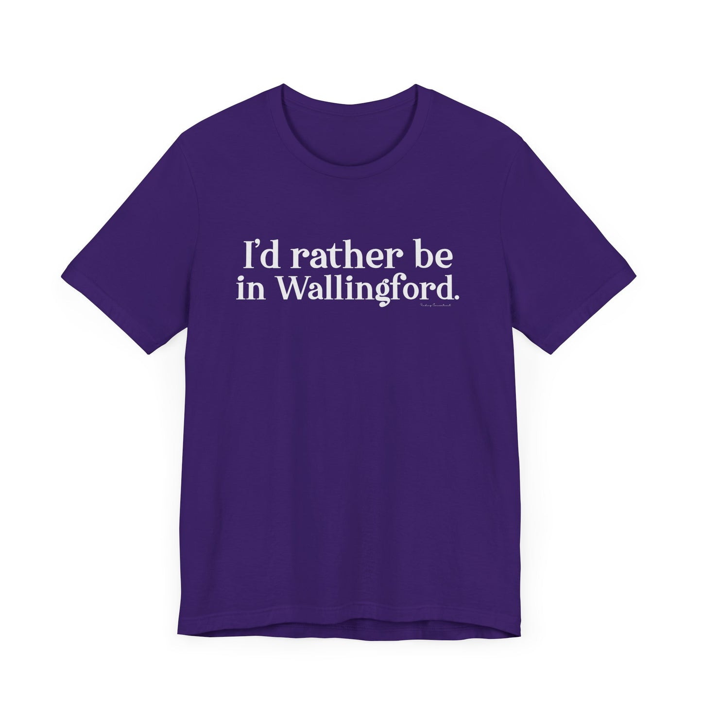 I'd rather be in Wallingford // Wallingford ct unisex t shirt // finding connecticut