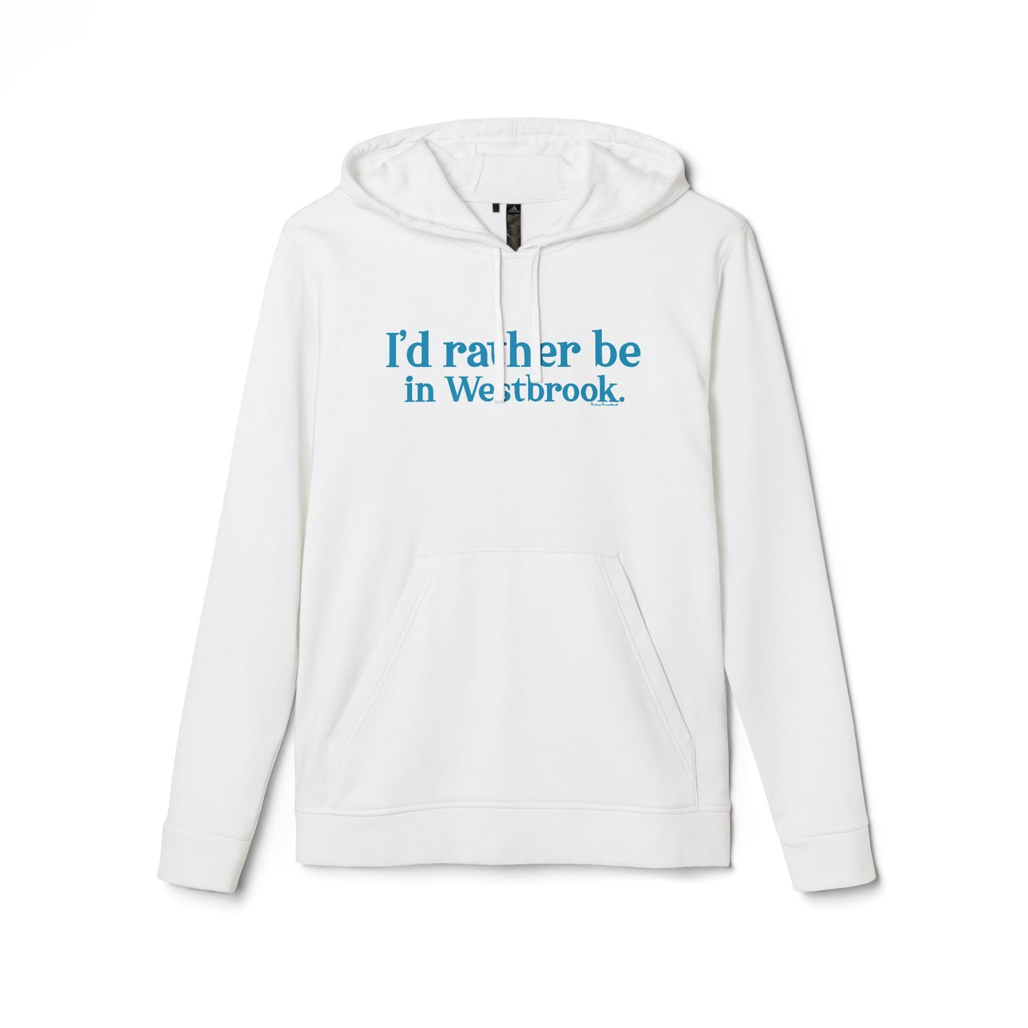 I'd rather be in Westbrook // Westbrook Connecticut Adidas unisex hoodie sweatshirt / finding connecticut