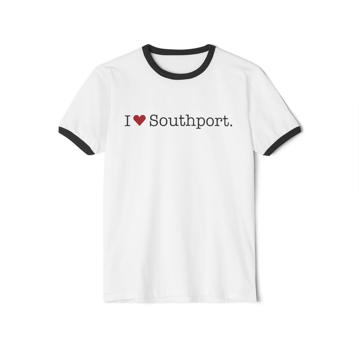 I heart southport // Fairfield, connecticut t shirt // Fairfield connecticut gifts and merch // finding connecticut