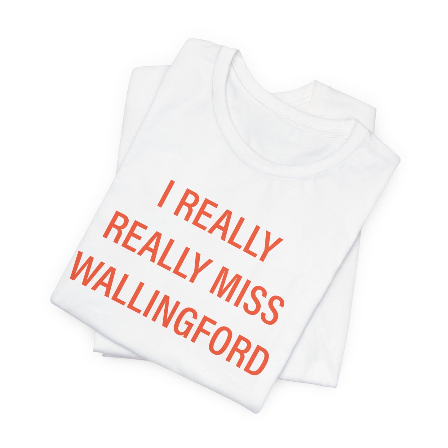 I really really miss Wallingford // Wallingford connecticut unisex t shirt /// finding connecticut
