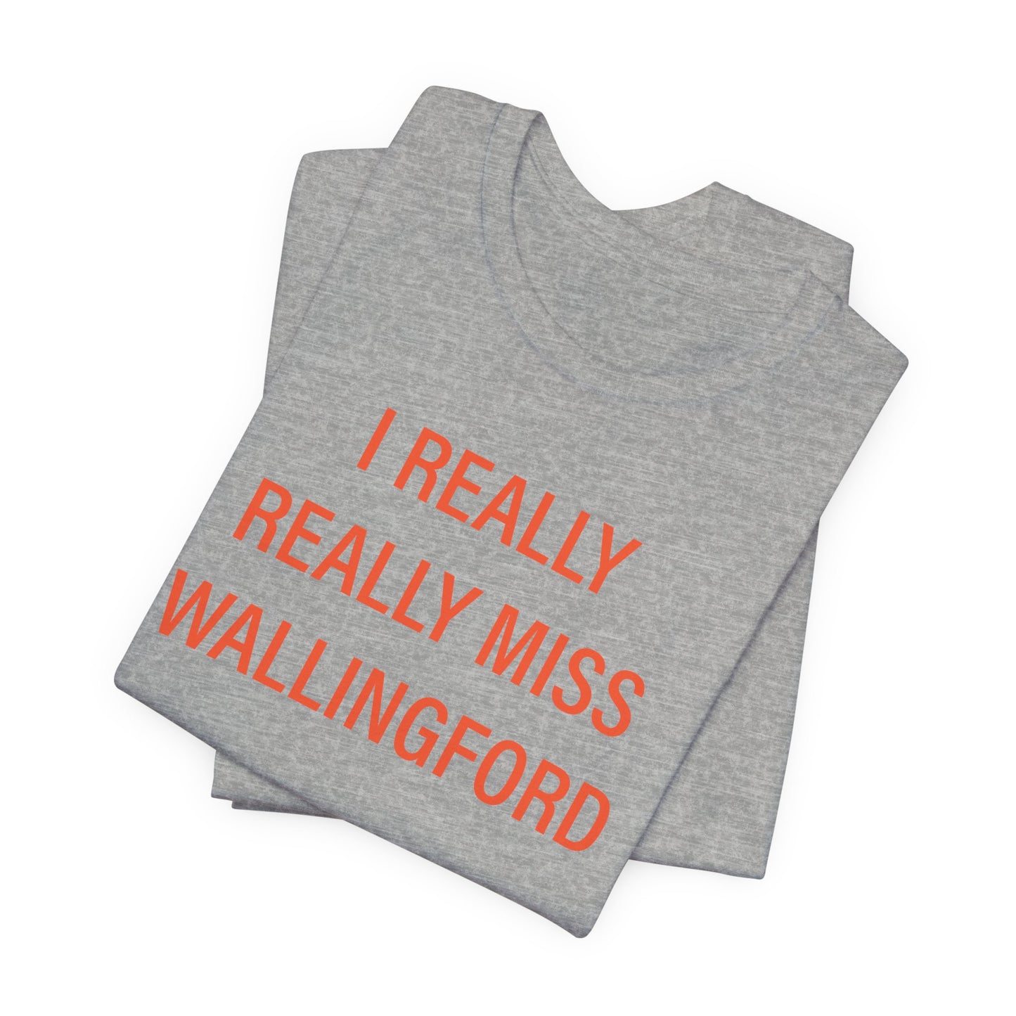 I really really miss Wallingford // Wallingford connecticut unisex t shirt /// finding connecticut
