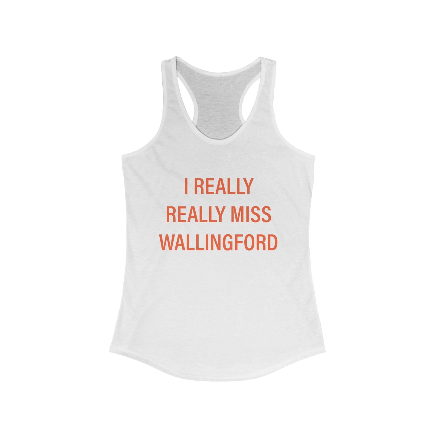 I really really miss Wallingford // Wallingford connecticut womens tank top /// finding connecticut