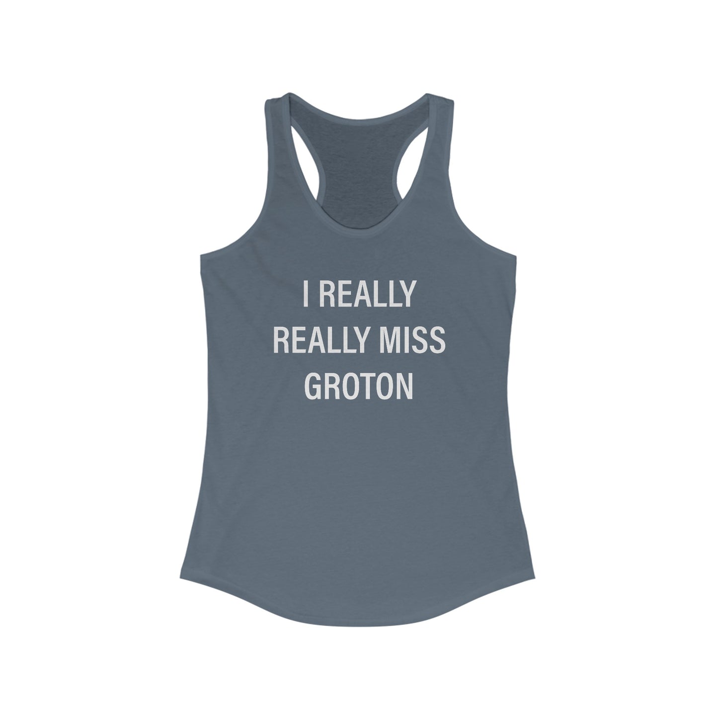 I really really miss groton // groton ct womens tank top shirt // finding connecticut