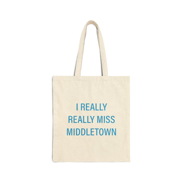 I really really miss middletown tote bag // middletown connecticut gifts and merch // finding connecticut