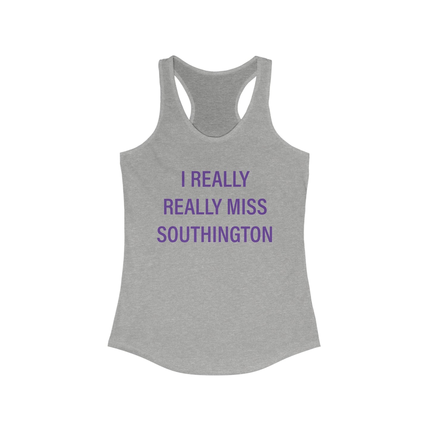 I really really miss southington // southington ct womens tank top shirt // finding connecticut