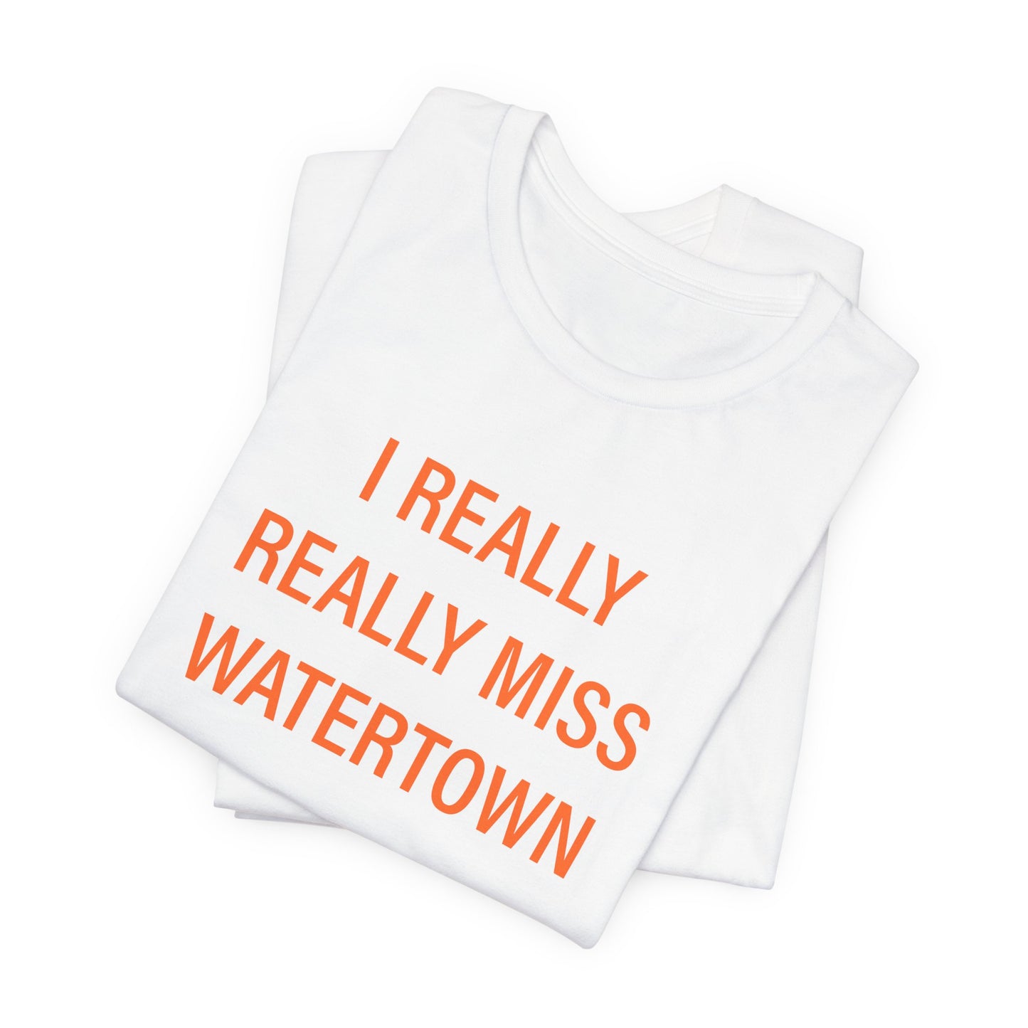 I really really miss watertown // watertown Connecticut unisex t shirt // finding connecticut