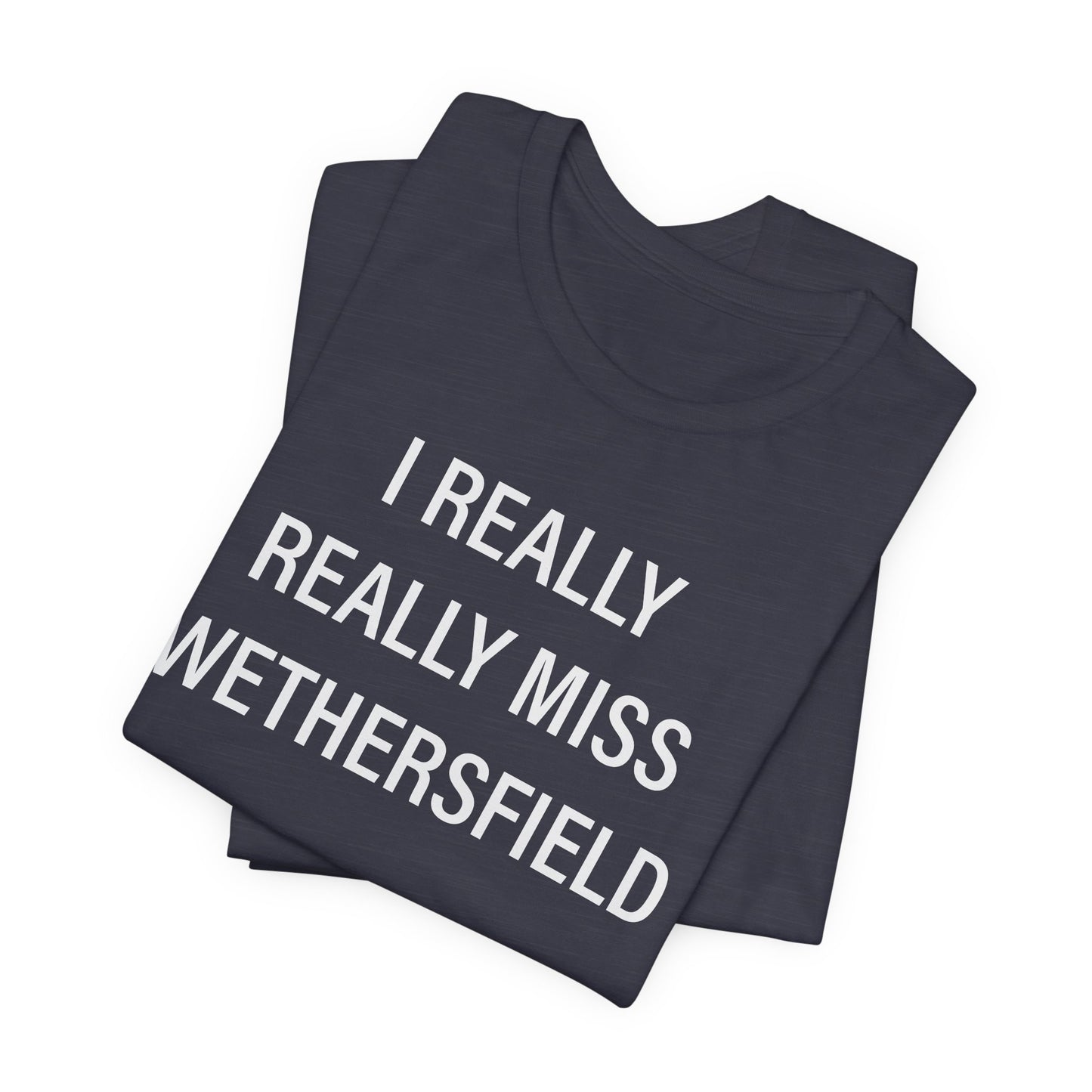 I really really miss wethersfield // wethersfield ct unisex t shirt // finding connecticut