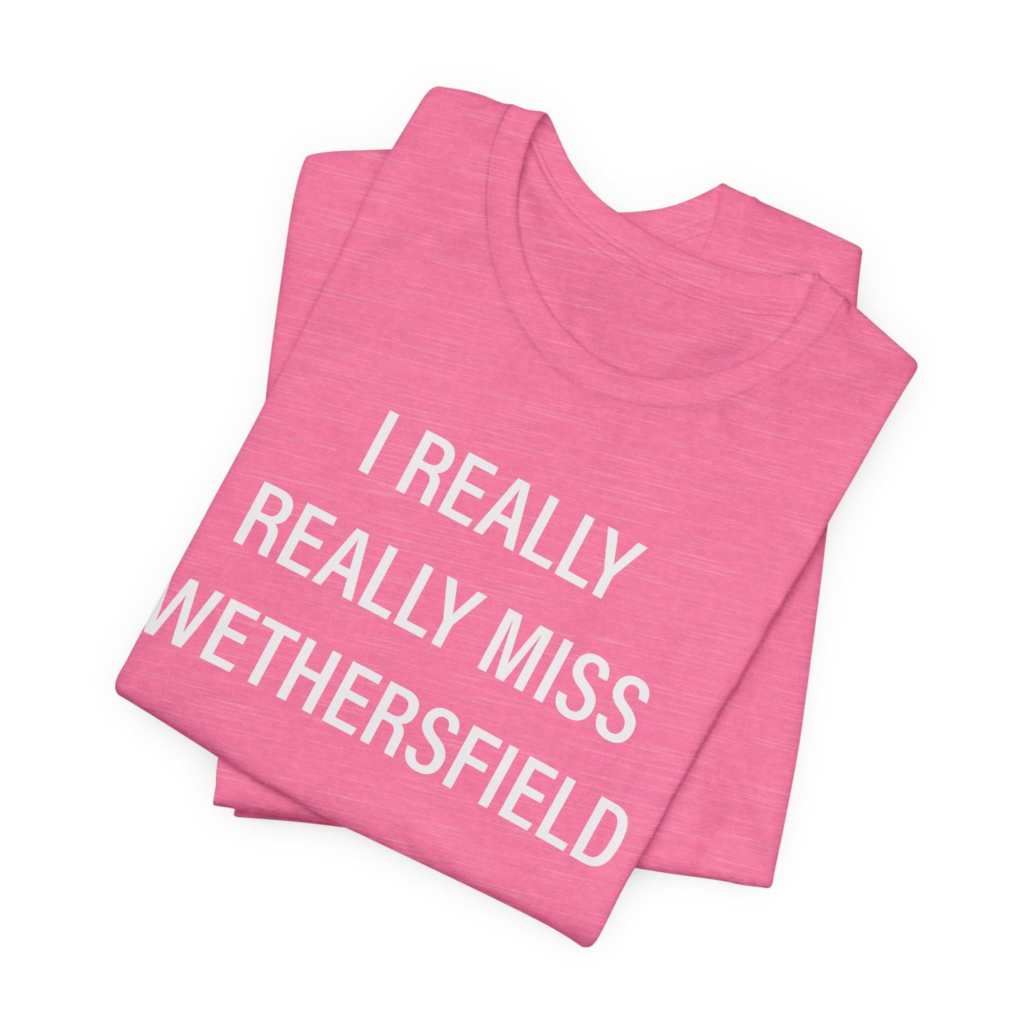 I really really miss wethersfield // wethersfield ct unisex t shirt // finding connecticut