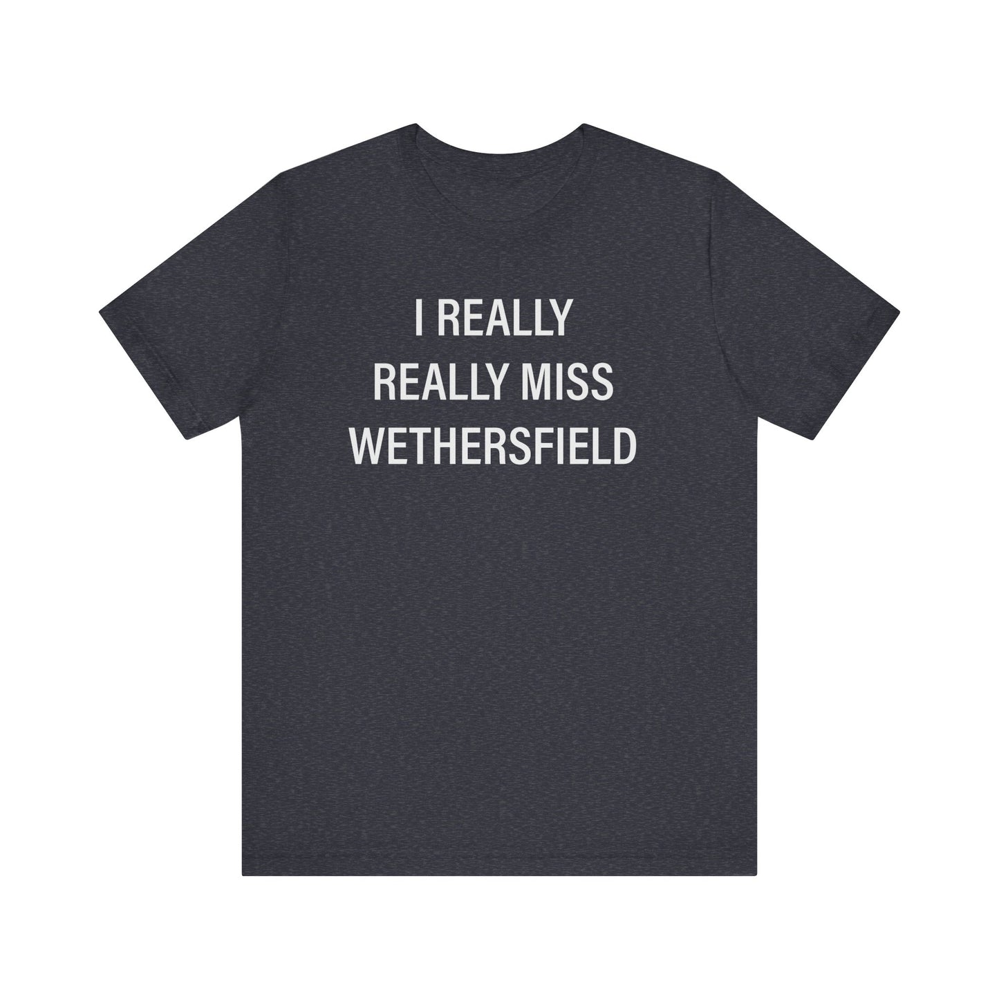 I really really miss wethersfield // wethersfield ct unisex t shirt // finding connecticut