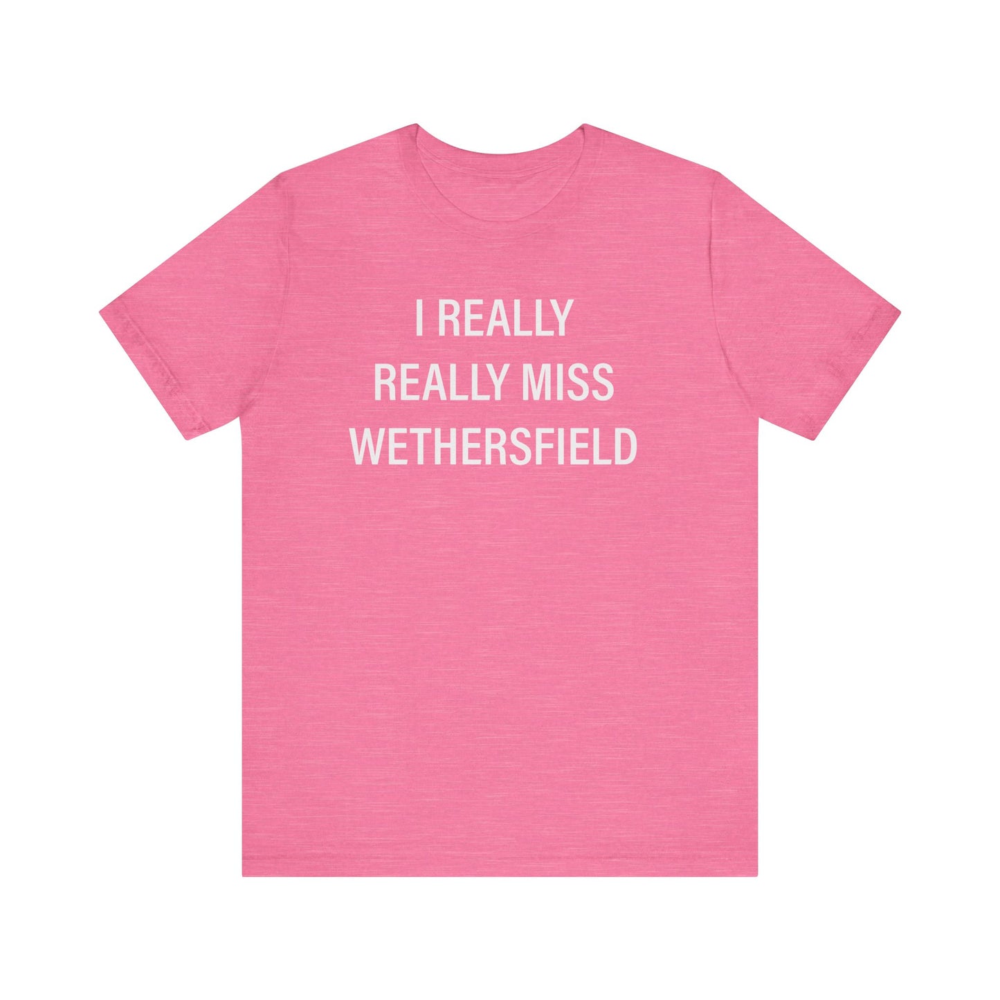 I really really miss wethersfield // wethersfield ct unisex t shirt // finding connecticut