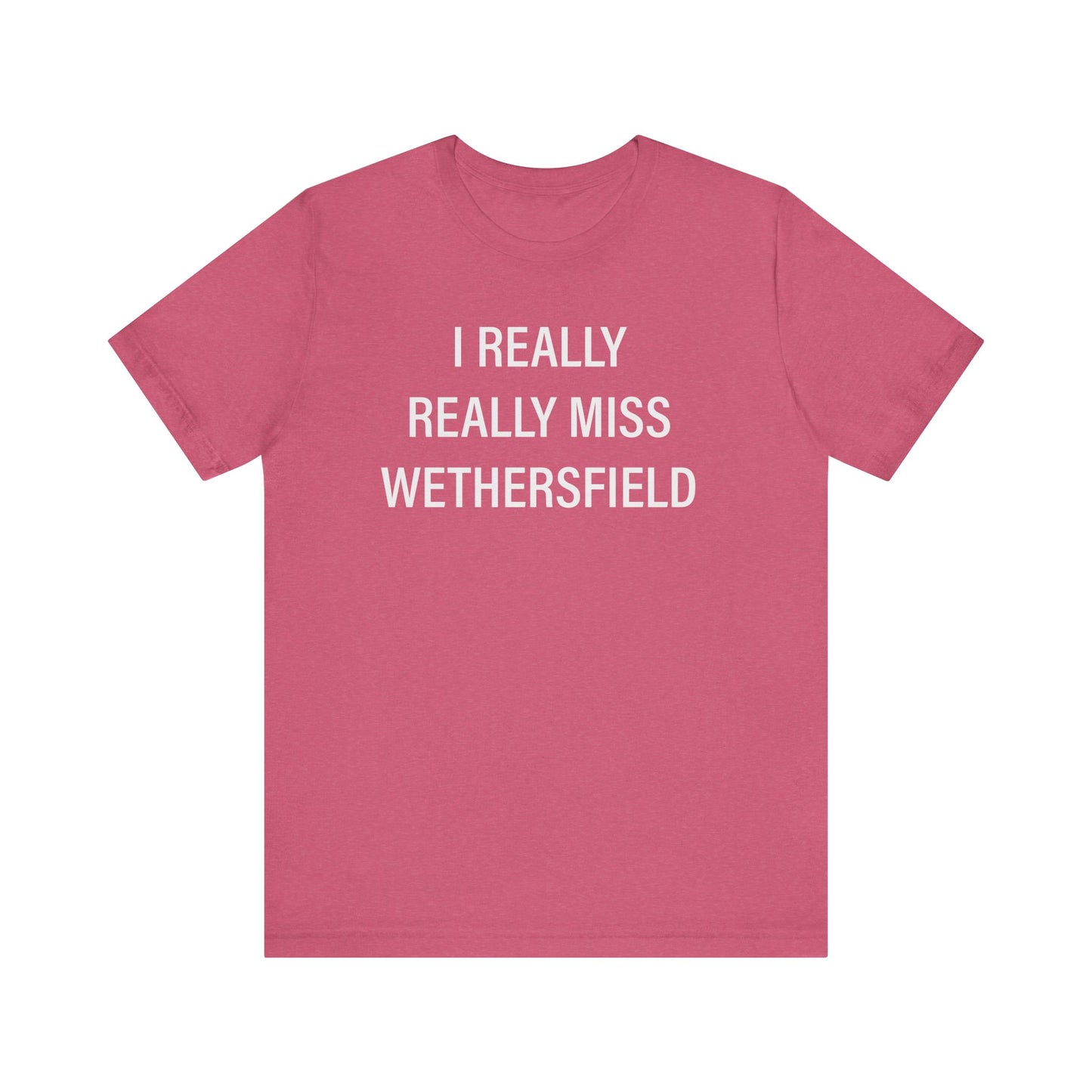 I really really miss wethersfield // wethersfield ct unisex t shirt // finding connecticut
