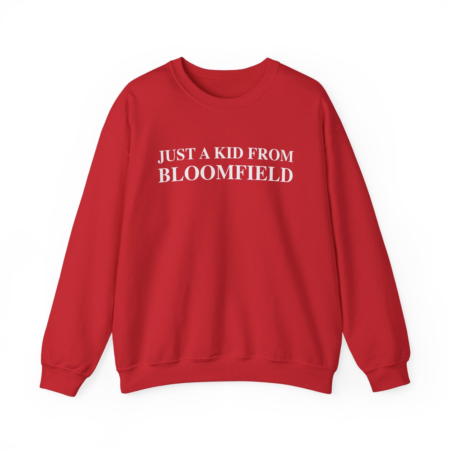 Just a kid from Bloomfield // boomfield ct unisex sweatshirt // finding connecticut