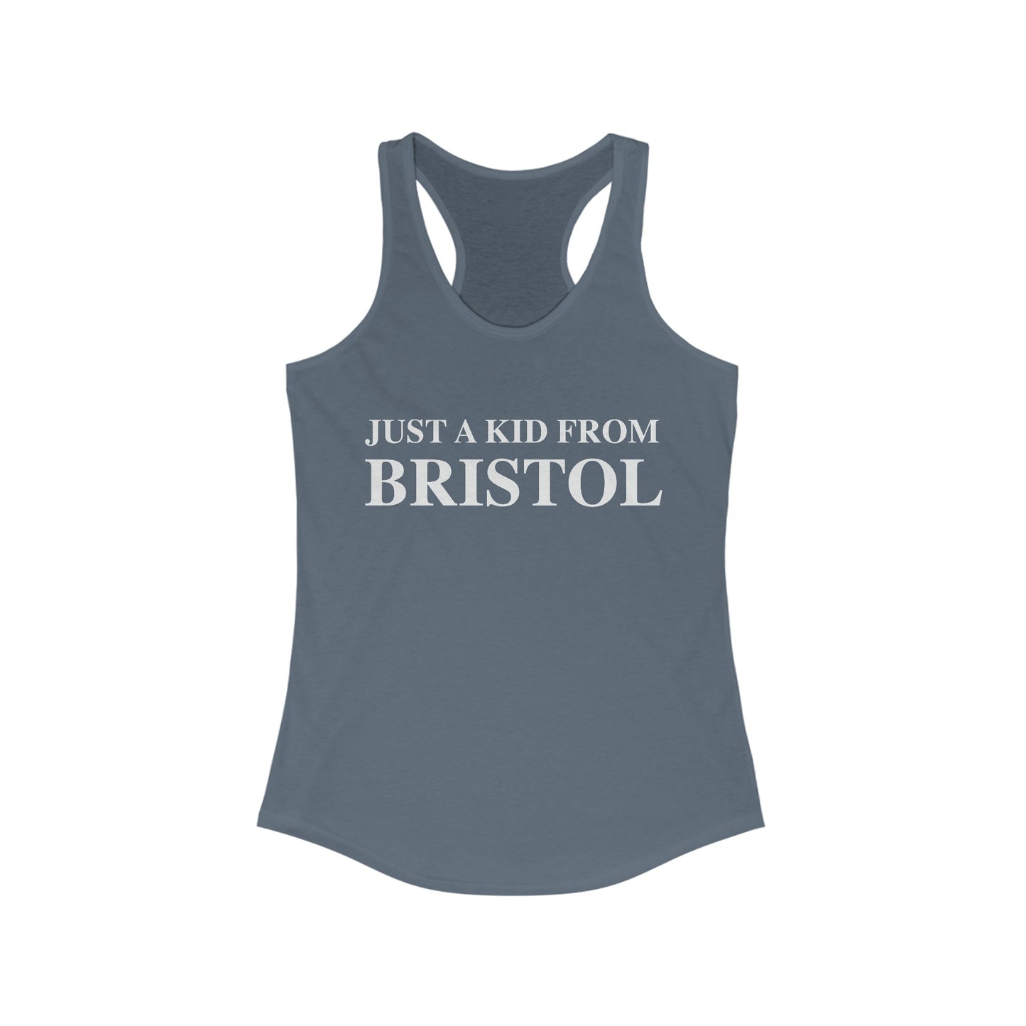 Just a kid from Bristol tank top shirt // Bristol, CT • FInding Connecticut