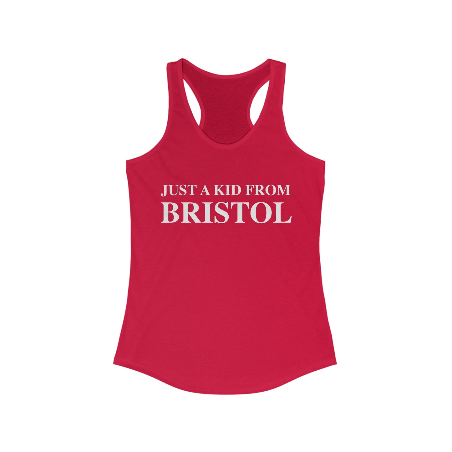 Just a kid from Bristol tank top shirt // Bristol, CT • FInding Connecticut