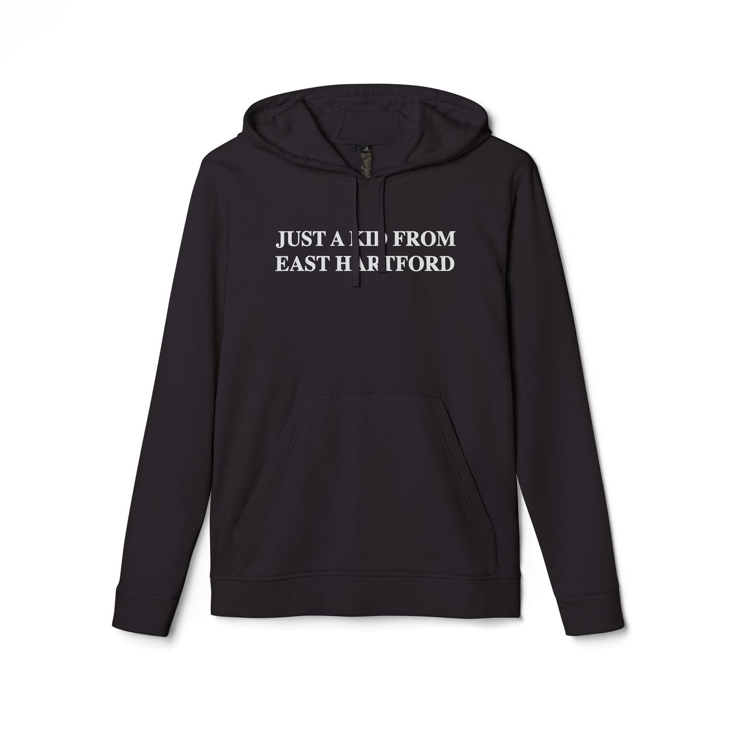 Just a kid from East hartford // east hartford ct adidas hoodie sweatshirt /// finding connecticut