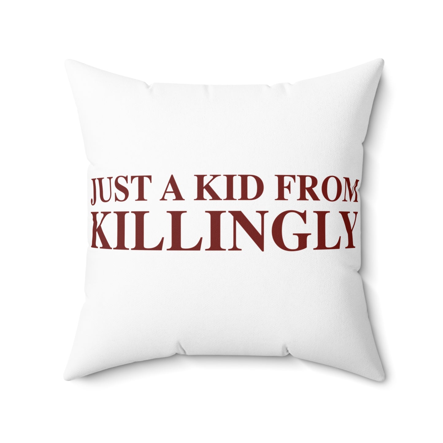 Just a kid from Killingly // Killingly connecticut pillows and home decor // Killingly Connecticut gifts and merch // finding connecticut