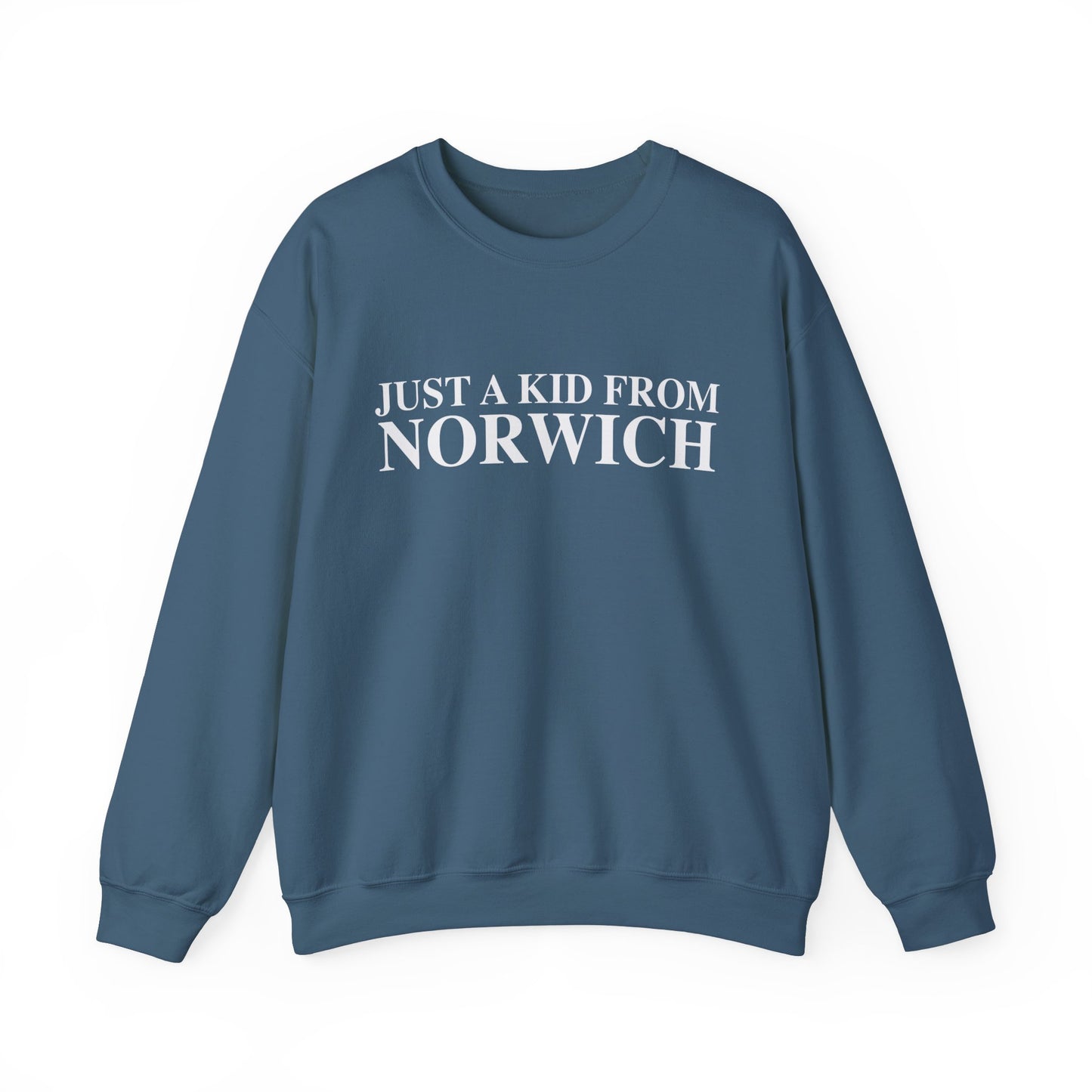 Just a kid from Norwich // Norwich CT unisex sweatshirt // finding connecticut
