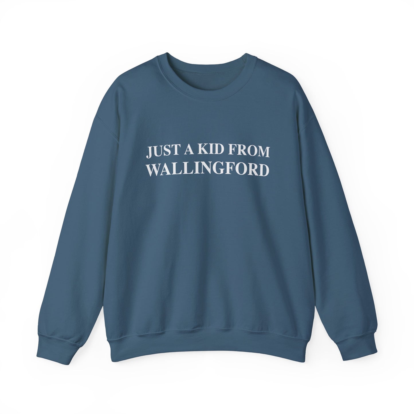 Just a kid from Wallingford // Wallingford CT sweatshirt // finding connecticut