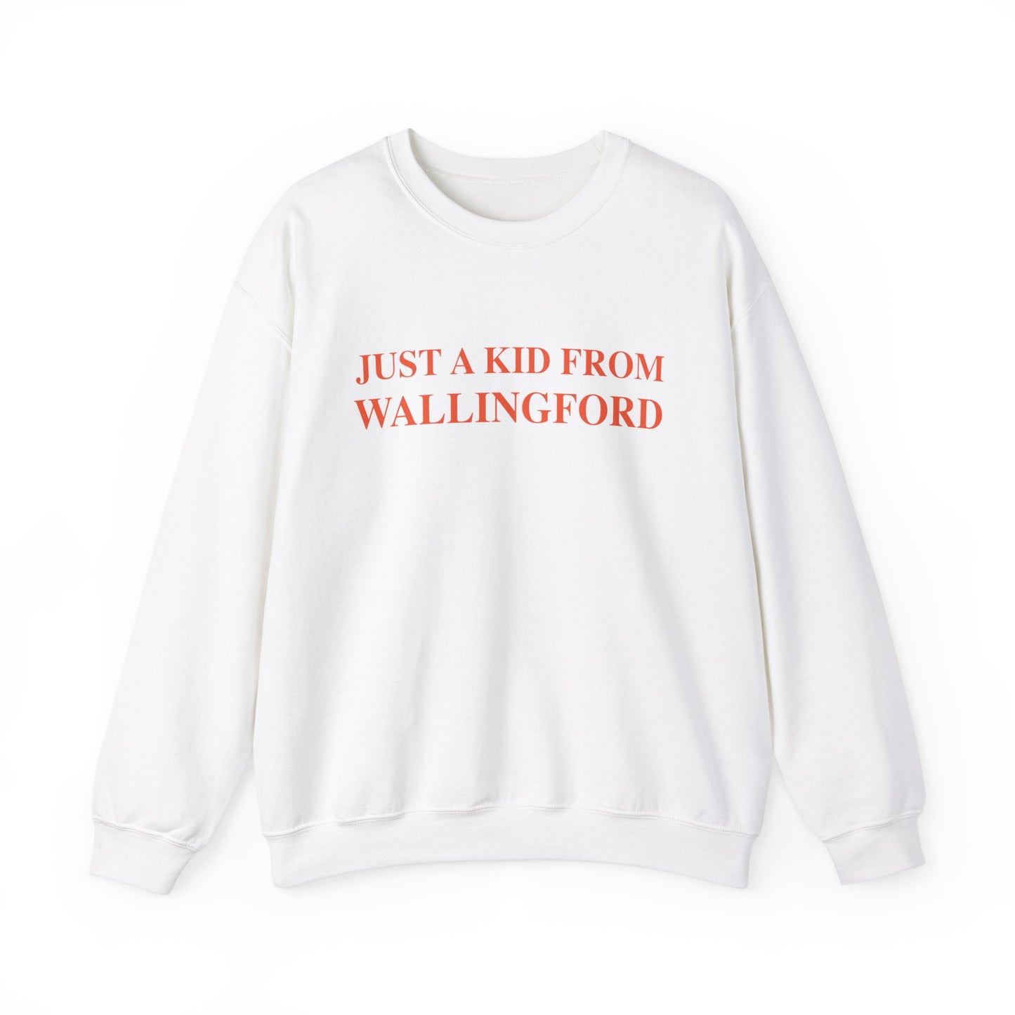 Just a kid from Wallingford // Wallingford Connecticut unisex sweatshirts // finding connecticut
