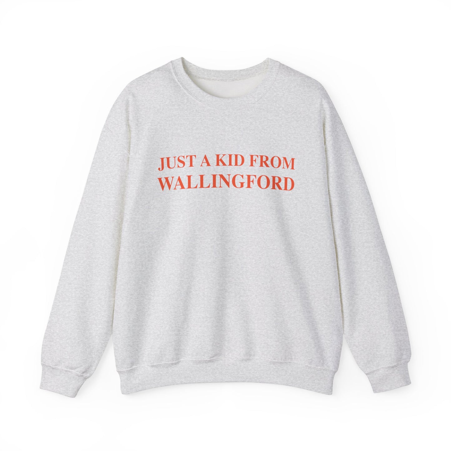 Just a kid from Wallingford // Wallingford Connecticut unisex sweatshirts // finding connecticut