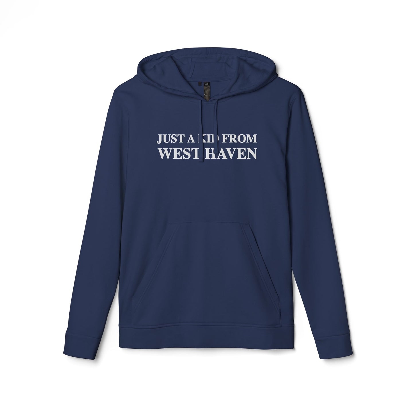Just a kid from West Haven // West Haven Connecticut Adidas hoodie sweatshirt / finding connecticut
