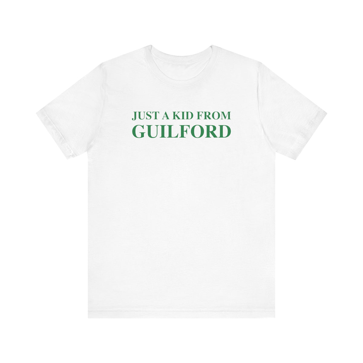 Just a kid from guilford // guilford ct unisex t shirts // finding connecticut