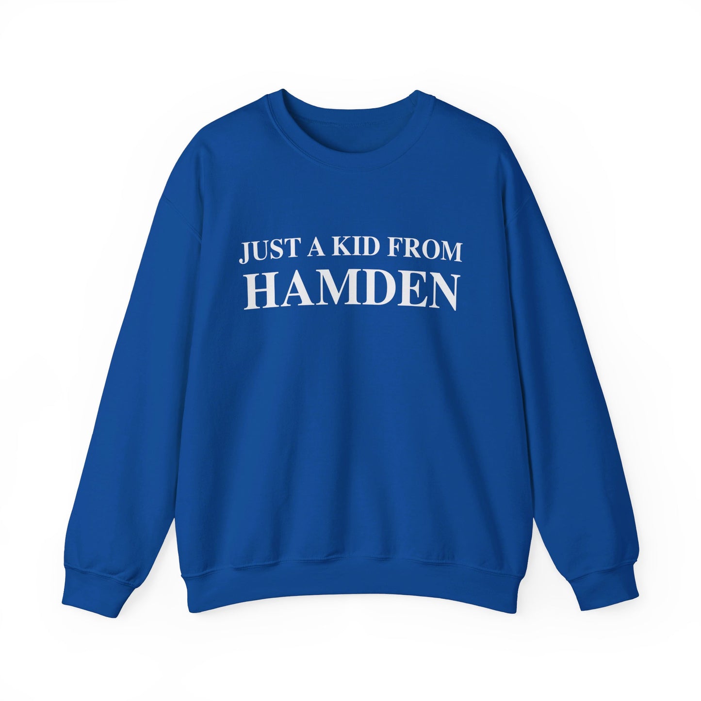 Just a kid from hamden // hamden CT sweatshirts // finding connecticut