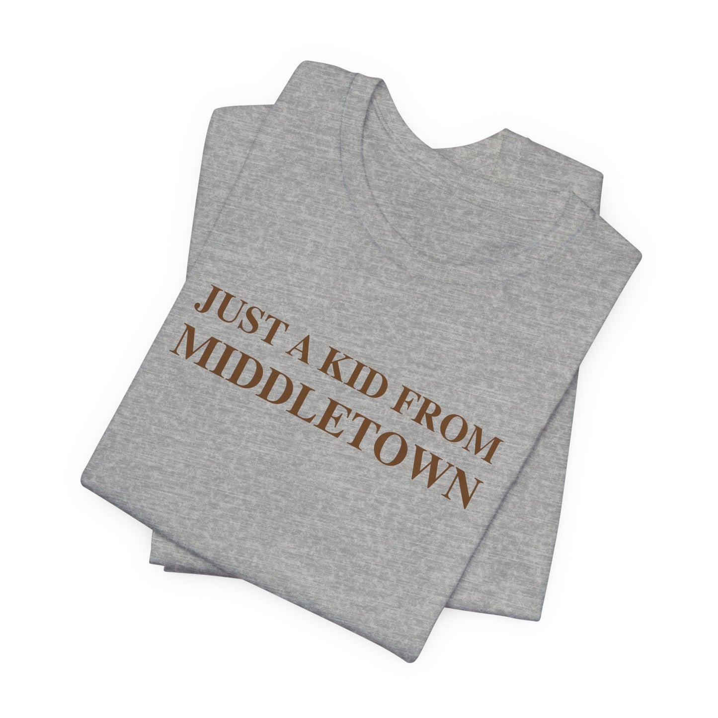 Just a kid from middletown // middletown Connecticut unisex t shirt // finding connecticut