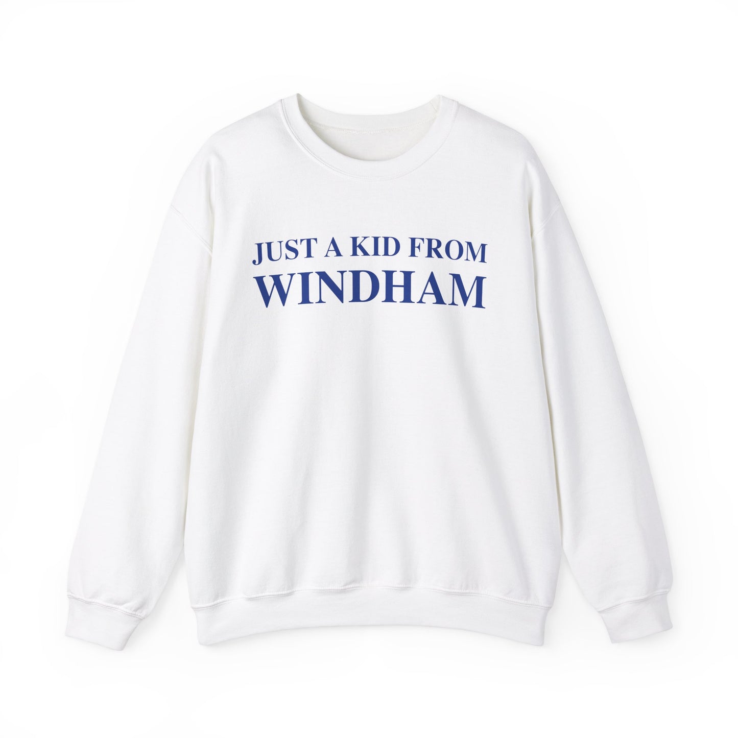 Just a kid from windham // windham connecticut sweatshirt // finding connecticut