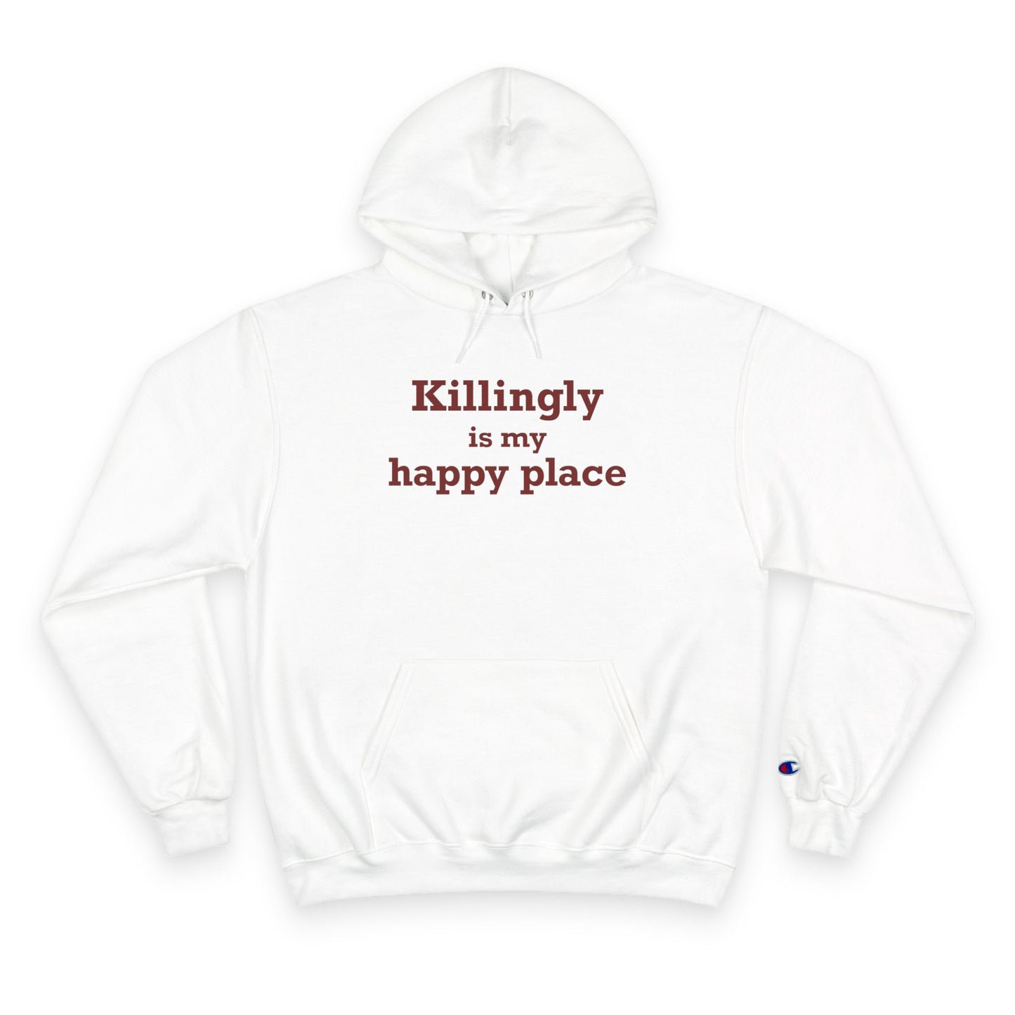 Killingly is my happy place // killingly connecticut hoodie sweatshirts // killingly connecticut gifts and merch // finding connecticut