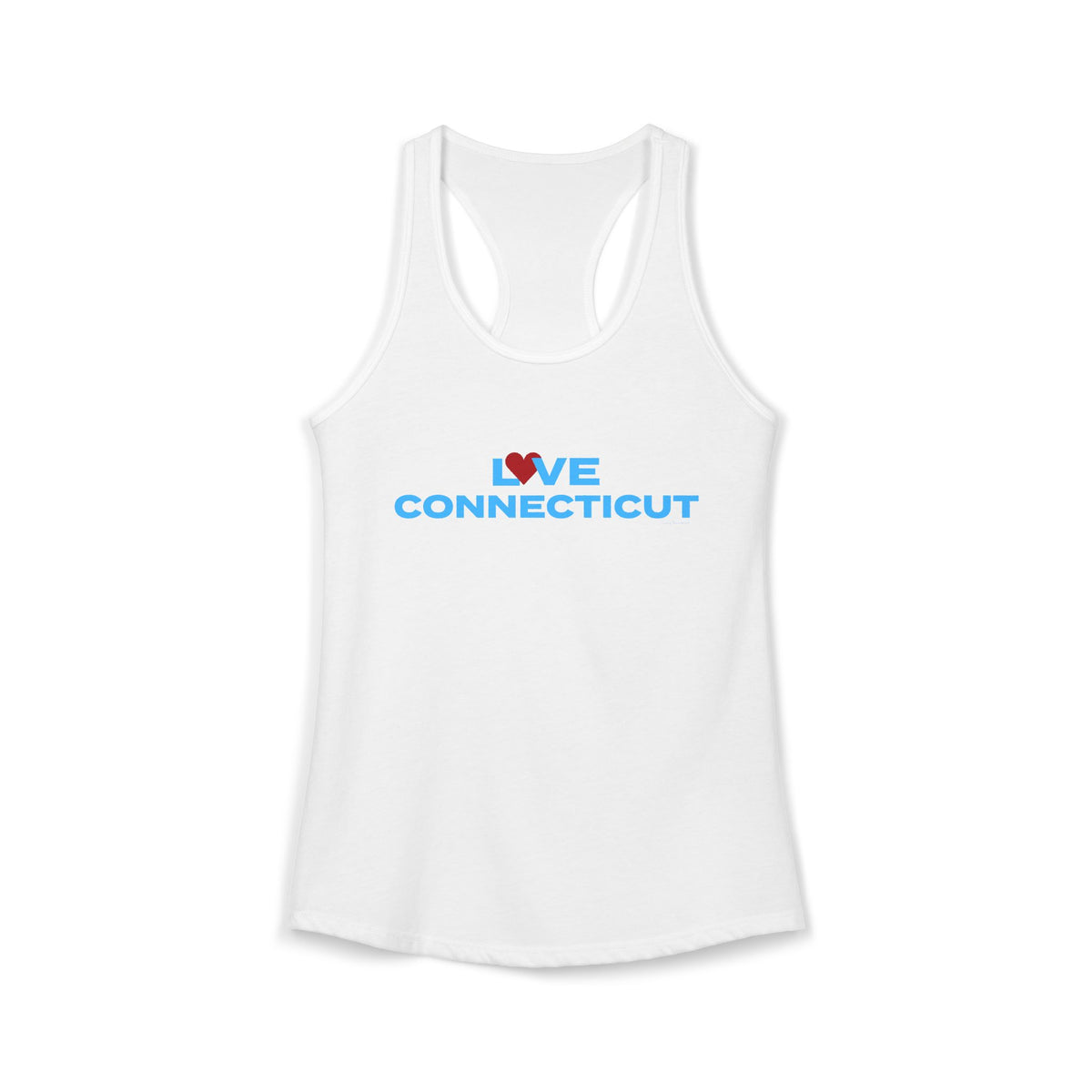 Love Connecticut womens tank top shirt // connecticut gifts and merch // finding connecticut