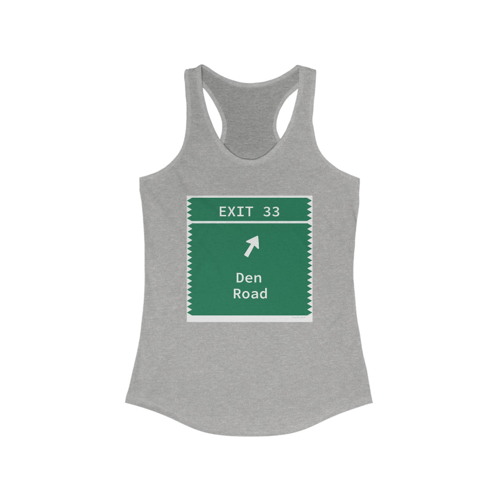 Merritt Parkway Exit 33 Women's tank top shirt - Stamford Connecticut gifts and merch by Finding Connecticut