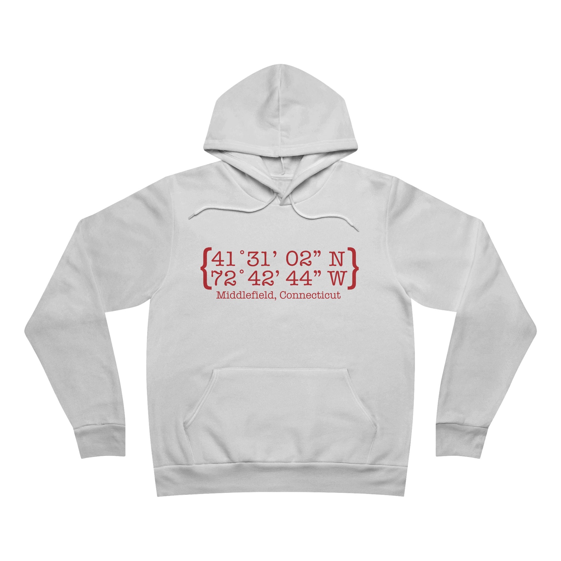 Middlefield Coordinates // Middlefield connecticut  unisex hoodie sweatshirt  // finding connecticut