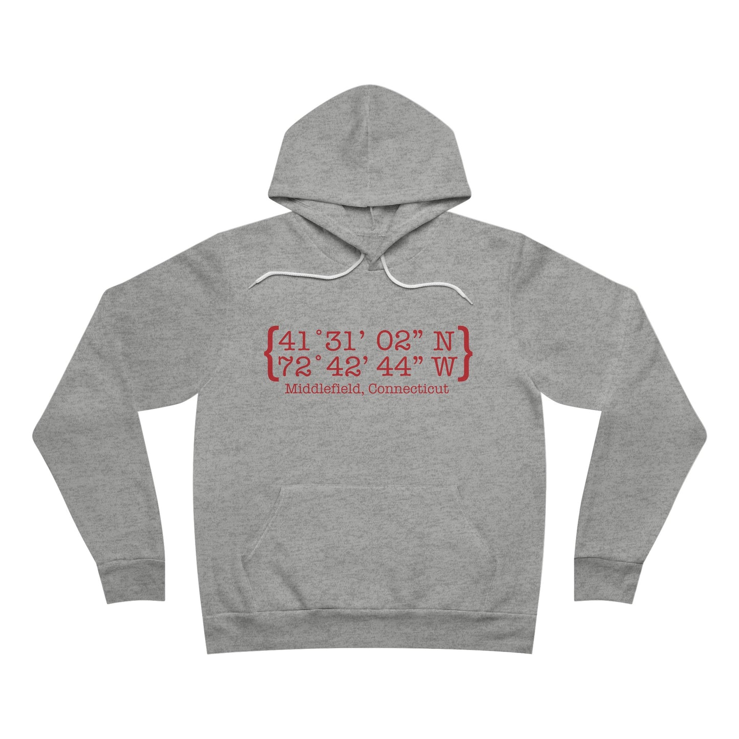 Middlefield Coordinates // Middlefield connecticut  unisex hoodie sweatshirt  // finding connecticut