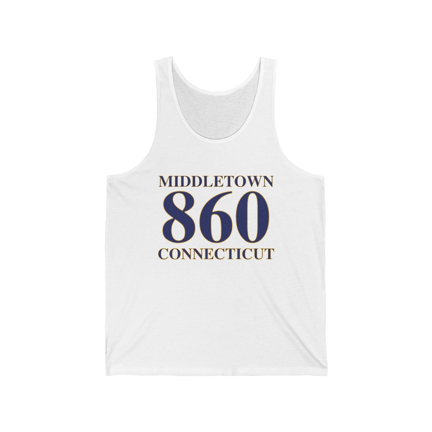 Middletown 860 Connecticut // middletown connecticut Adidas unisex tank top shirt // finding connecticut