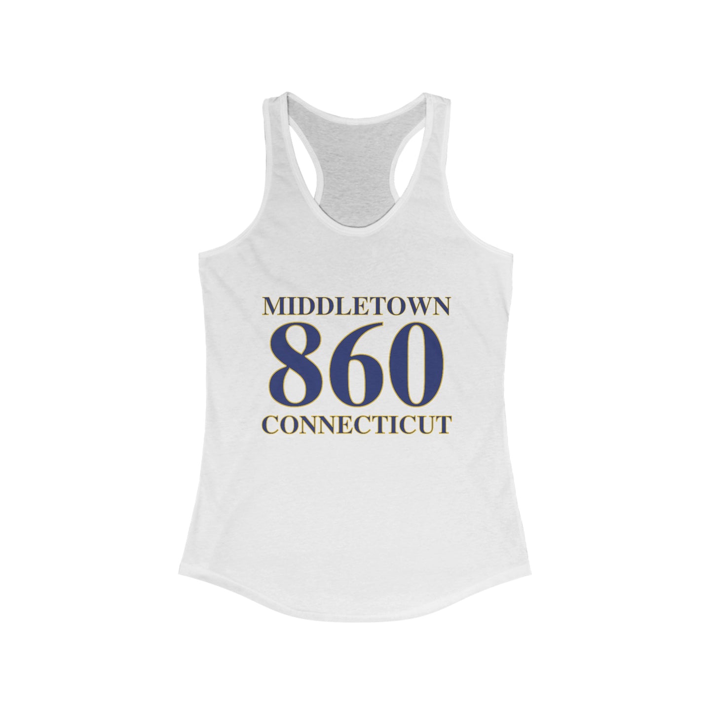 Middletown 860 Connecticut // middletown connecticut women's tank top shirt // finding connecticut