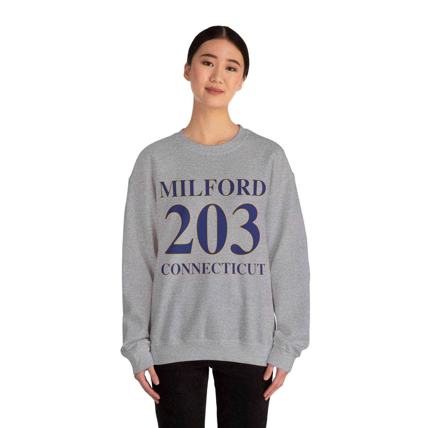 Milford 203 Connecticut // Milford Connecticut sweatshirt // finding connecticut