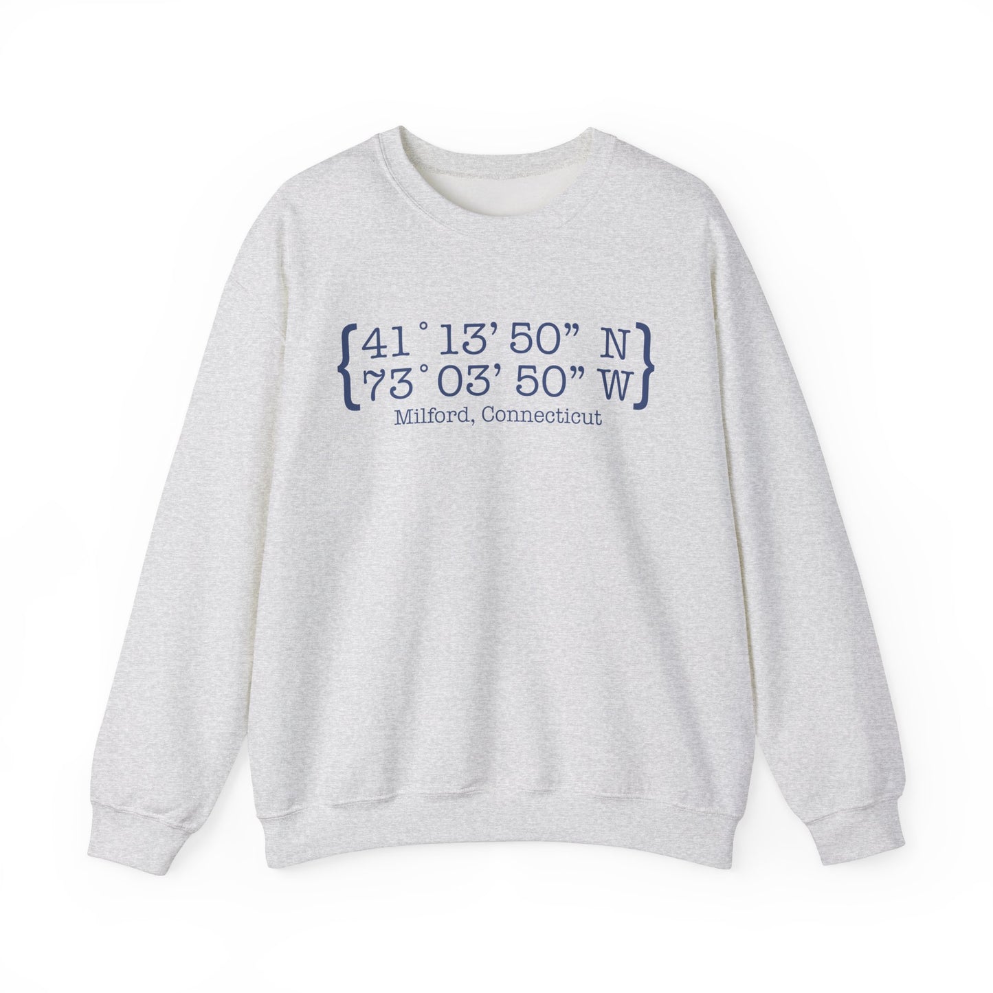 Milford Coordinates // Milford CT unisex hoodie sweatshirt // finding connecticut 1 Milford Coordinates // Milford Connecticut unisex sweatshirt // finding connecticut