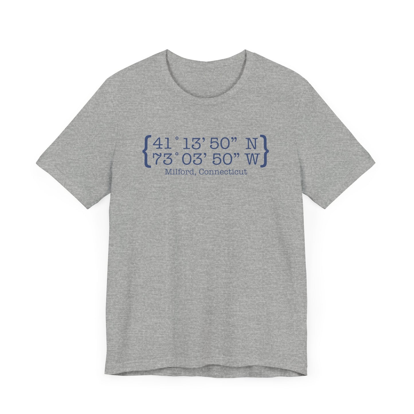 Milford Coordinates // Milford CT unisex hoodie sweatshirt // finding connecticut 1 Milford Coordinates // Milford Connecticut unisex t shirt // finding connecticut