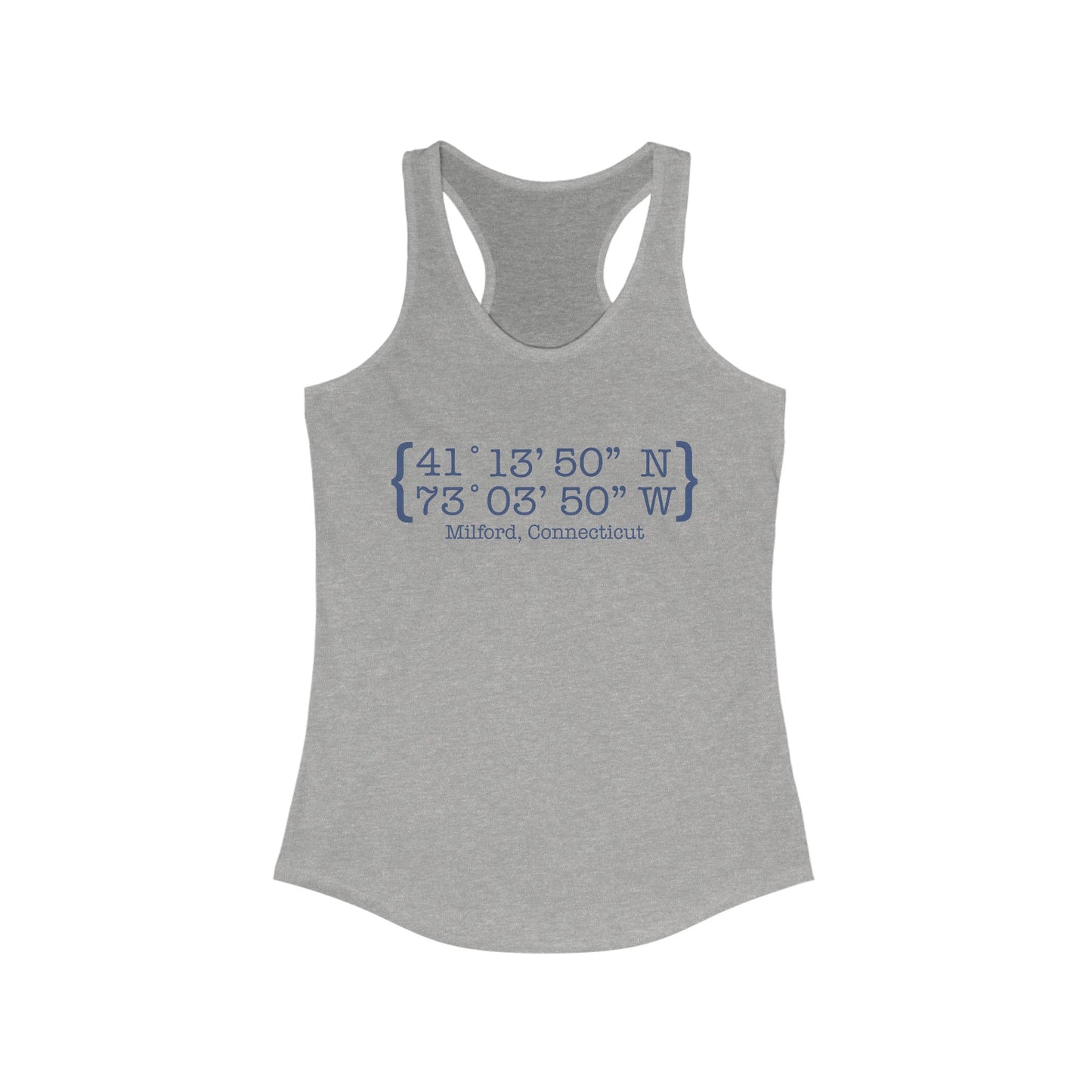Milford Coordinates // Milford Connecticut tank top shirt // finding connecticut