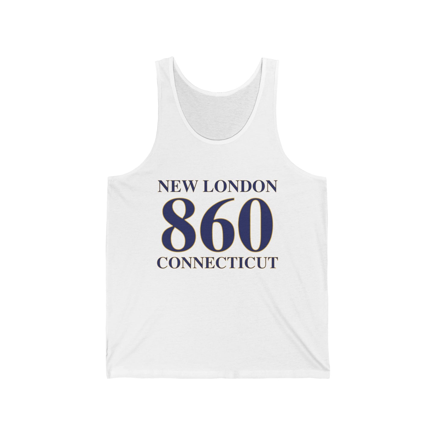 New London 860 Connecticut // New London Connecticut unisex tank top shirt // finding connecticut