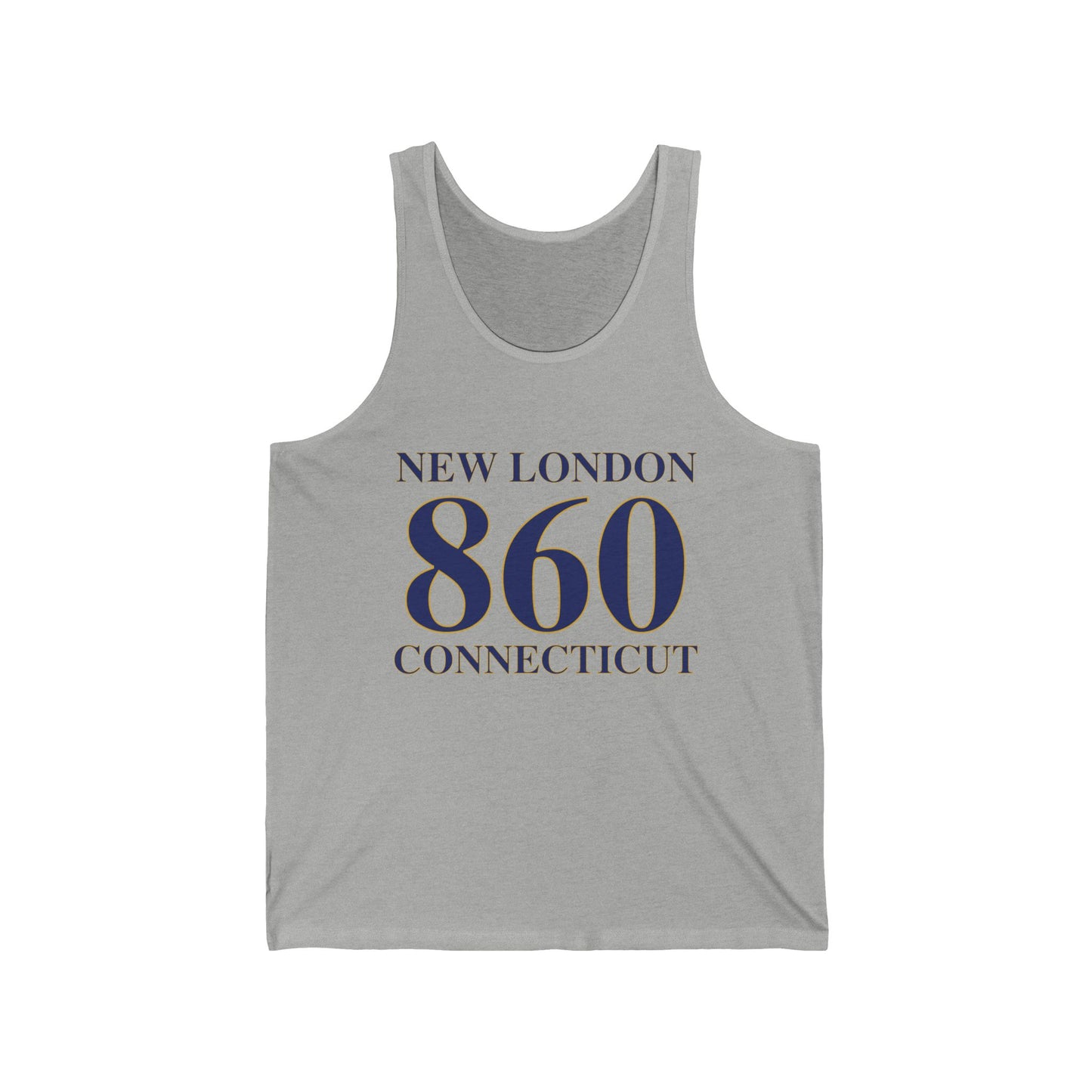 New London 860 Connecticut // New London Connecticut unisex tank top shirt // finding connecticut
