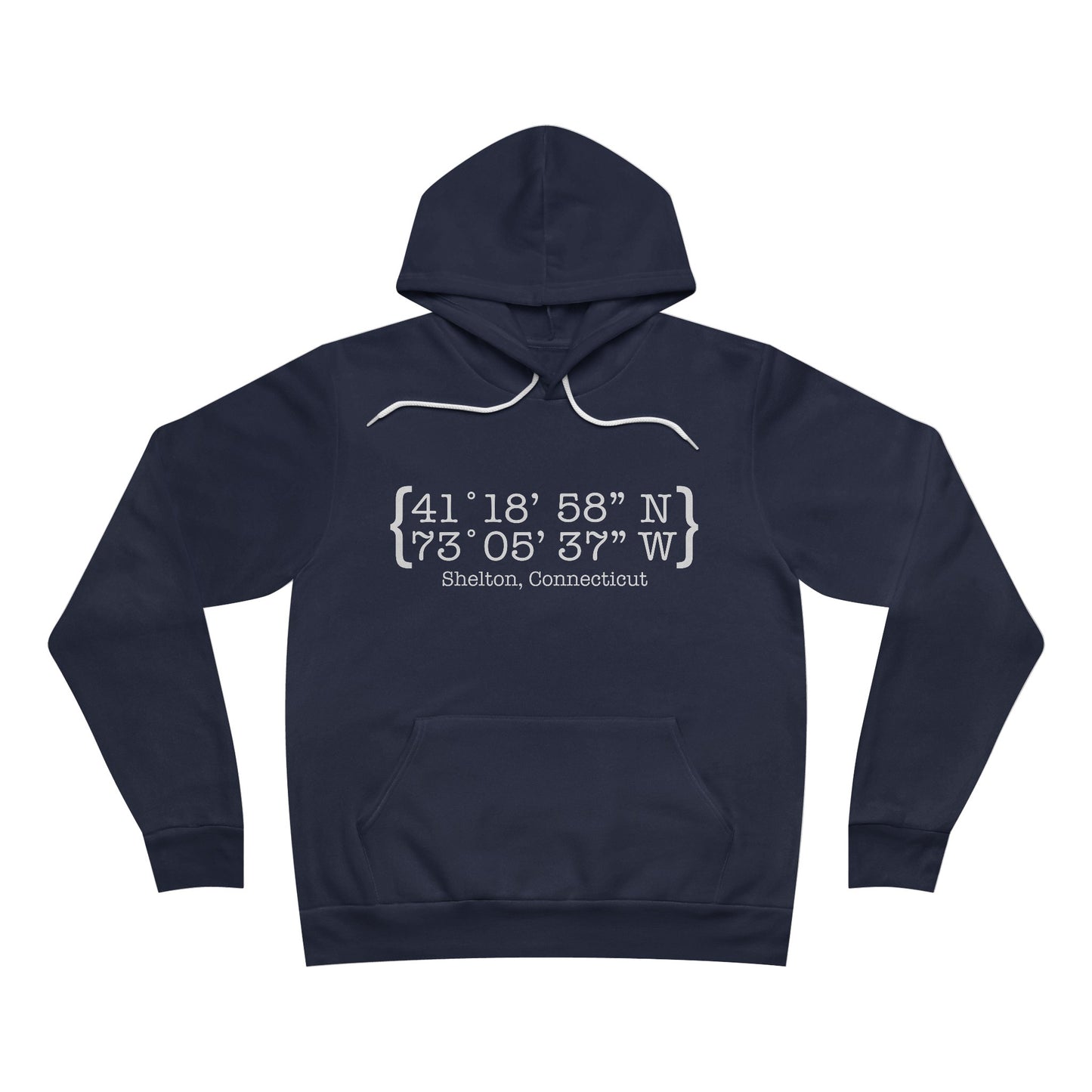 Shelton Coordinates // shelton ct unisex hoodie shirt // finding connecticut