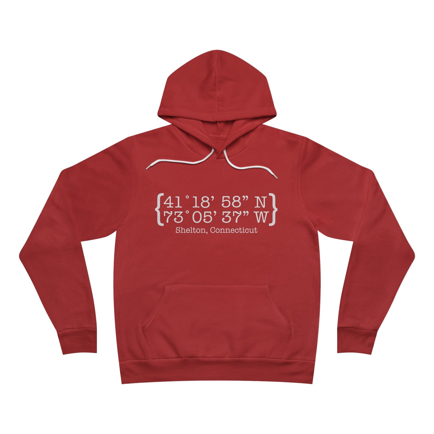 Shelton Coordinates // shelton ct unisex hoodie shirt // finding connecticut
