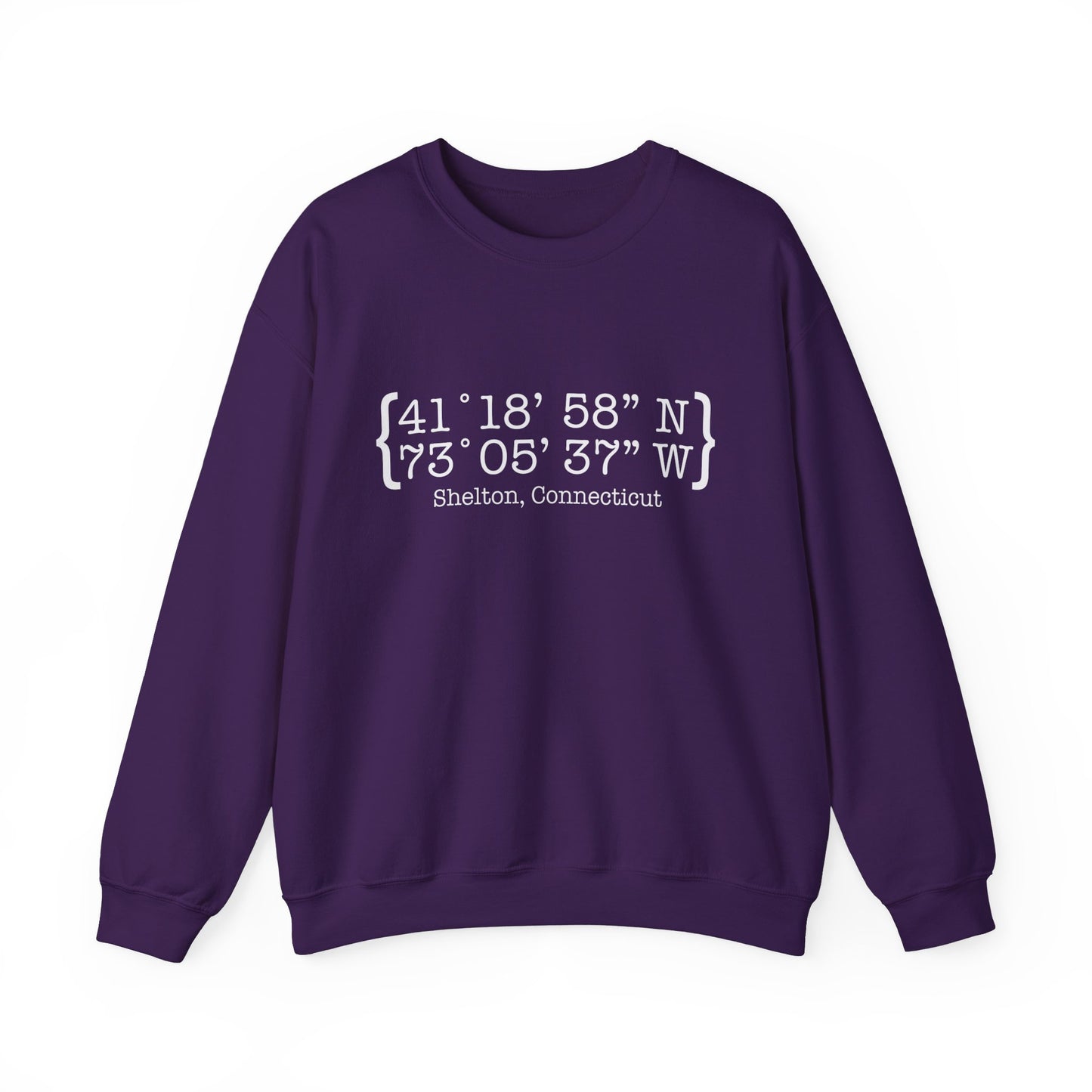 Shelton Coordinates // shelton ct unisex sweatshirt // finding connecticut